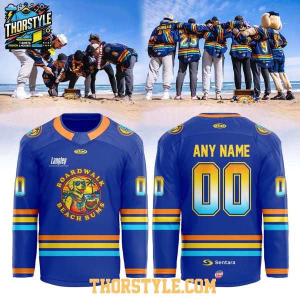 Norfolk Admirals Boardwalk Beach Bums Night 2026 Personalized Hockey Jersey