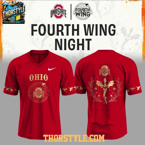 Ohio State Buckeyes Fourth Wing Night 2026 The Myth Football Jersey