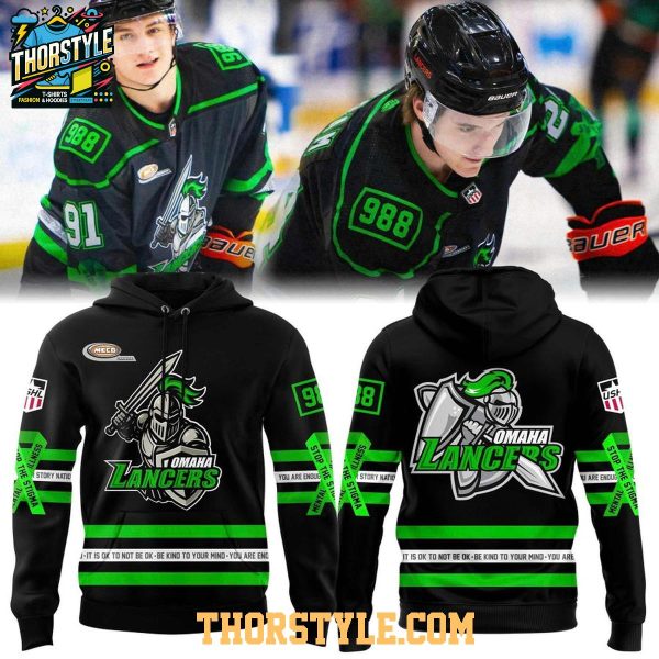 Omaha Lancers Mental Health Awareness Night 2026 Hoodie Shirts