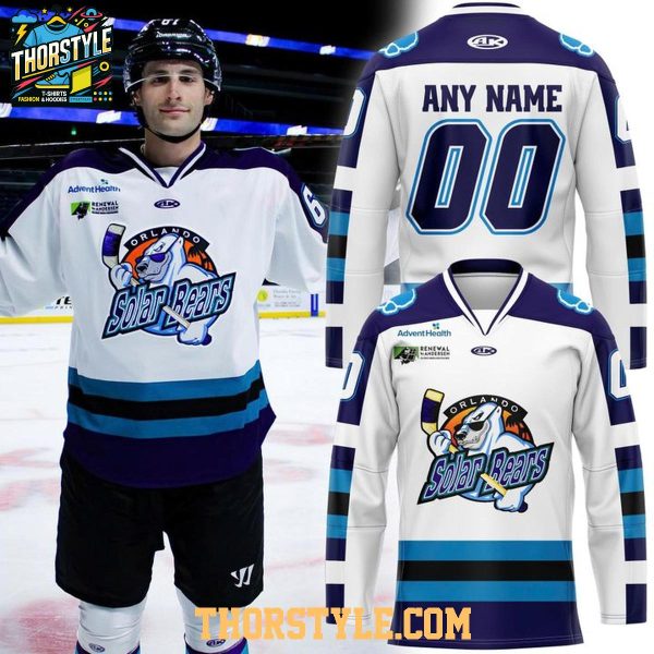 Orlando Solar Bears Replica Throwback 2026 Night Personalized Hockey Jersey