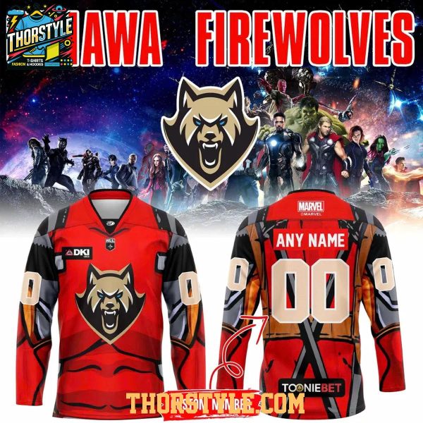 Oshawa FireWolves Marvel Super Hero Night 2026 Personalized Hockey Jersey