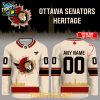 Ottawa Senators Heritage Classic Night 2026 Personalized Hockey Jersey