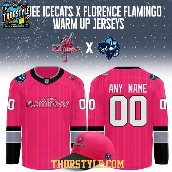 Pee Dee IceCats x Florence Flamingos Warm Up 2026 Hockey Jersey