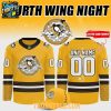 Pittsburgh Penguins Golden Fourth Wing Night Personalized Hockey Jersey