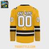 Pittsburgh Penguins Golden Fourth Wing Night Personalized Hockey Jersey