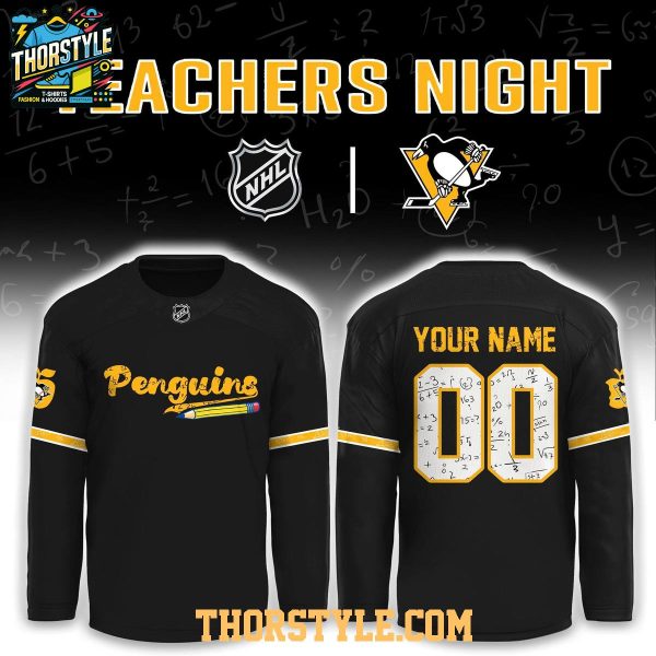 Pittsburgh Penguins Teacher Appreciation Night 2026 Personalized Hockey Jersey