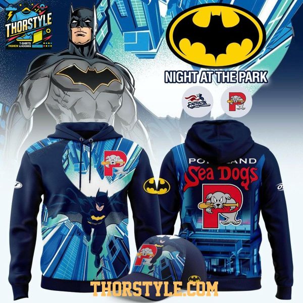 Portland Sea Dogs Batman Night DC Comics 2026 Hoodie T-Shirt