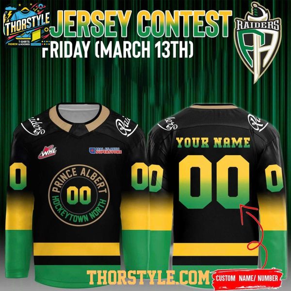 Prince Albert Raiders CHL Jersey Contest 2026 Personalized Hockey Jersey