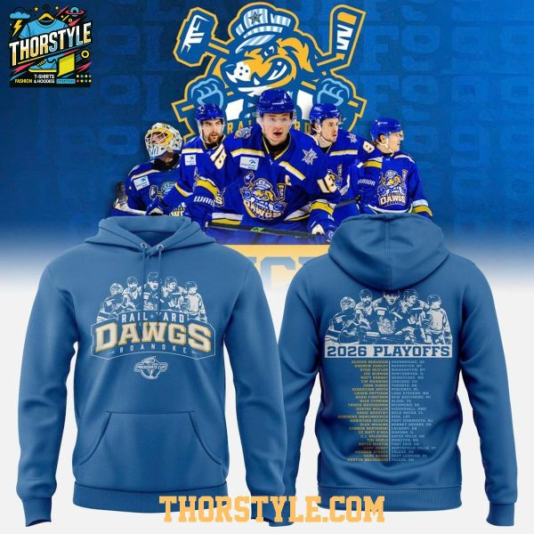 Rail Yard Dawgs 2026 Playoff Champions On The Road Hoodie T-Shirt