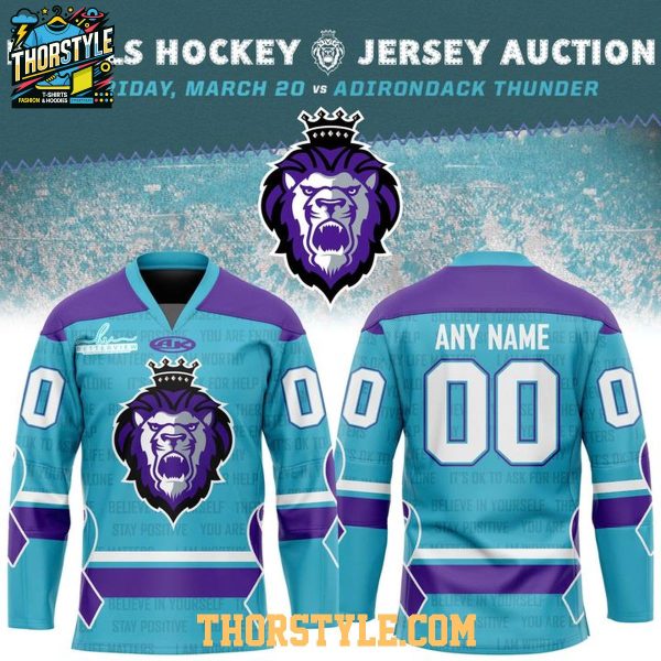 Reading Royals Mental Health And Recovery Night 2026 Personalized Hockey Jersey