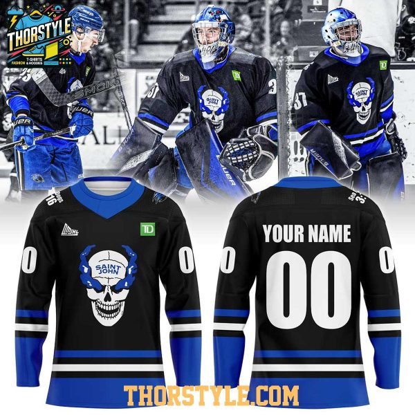 Saint John Sea Dogs Stone Cold Austin 2026 Night Personalized Hockey Jersey