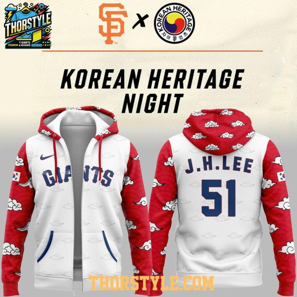 San Francisco Giants Korean Heritage Night 2026 Jung Hoo Lee Hoodie