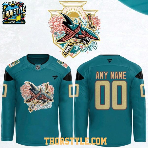 San Jose Sharks 2026 Vietnamese Heritage Night Personalized Hockey Jersey