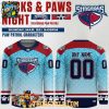 South Carolina Stingrays Pucks & Paws Night 2026 Personalized Hockey Jersey