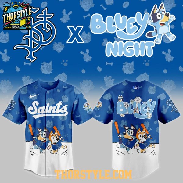 St. Paul Saints Bluey Night 2026 Minor Game Baseball Jersey