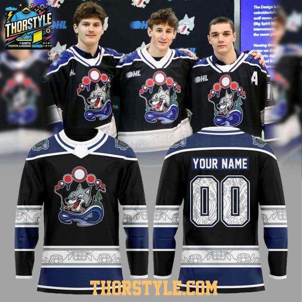 Sudbury Wolves Our Indigenous 2026 Night Personalized Hockey Jersey