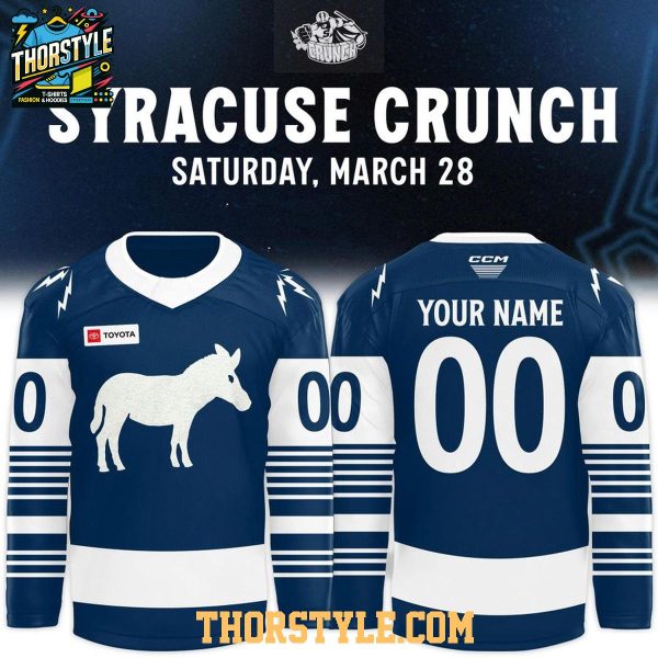 Syracuse Crunch Syracuse Canal Mules Night 2026 Hockey Jersey