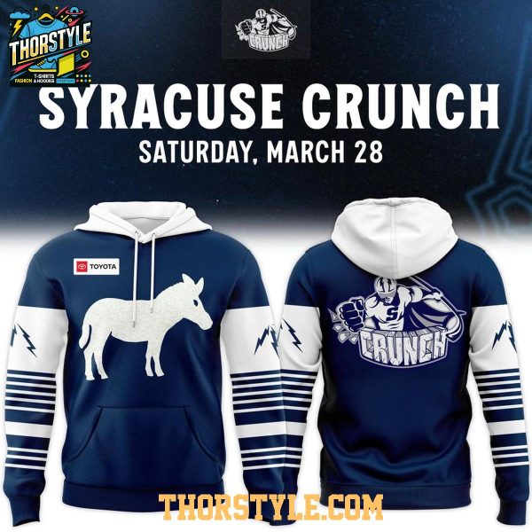 Syracuse Crunch Syracuse Canal Mules Night 2026 Hoodie Shirts