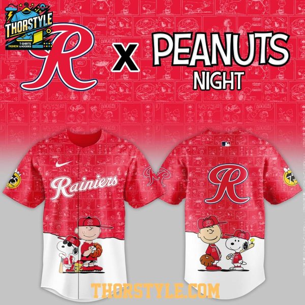 Tacoma Rainiers Peanuts Night 2026 Minor League Game Baseball Jersey