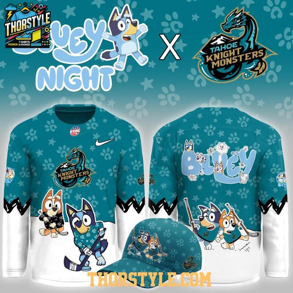 Tahoe Knight Monsters Bluey Night x Game Themed 2026 Hockey Jersey