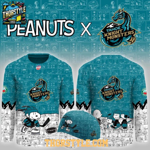 Tahoe Knight Monsters Peanuts Night x Game Themed 2026 Hockey Jersey
