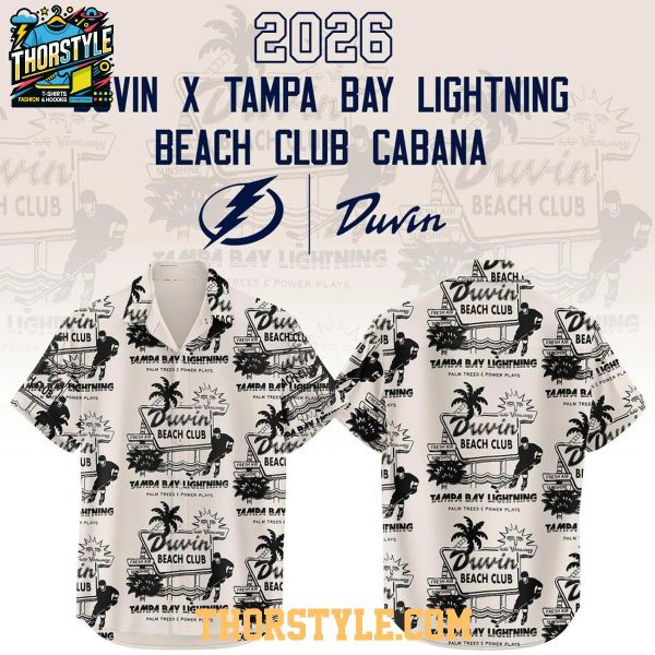 Tampa Bay Lightning Beach Club Cabana 2026 Hawaiian Shirts