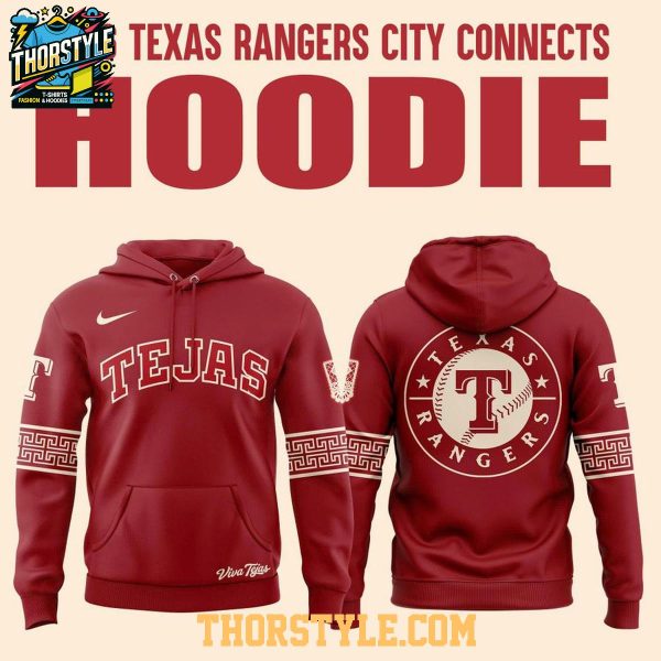 Texas Rangers City Connect Night 2026 All Red Hoodie T-Shirt