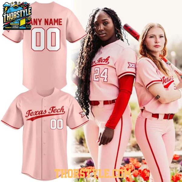 Texas Tech Red Raiders Spring Bloom Night 2026 Personalized Baseball Jersey