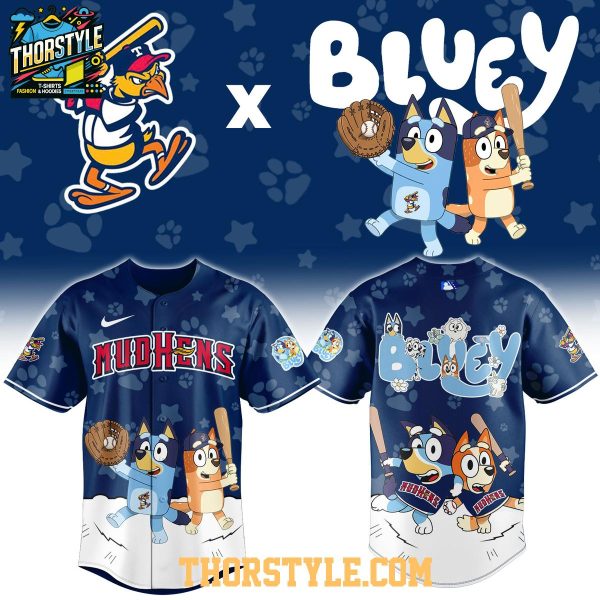 Toledo Mud Hens Bluey Night 2026 Minor Game Baseball Jersey
