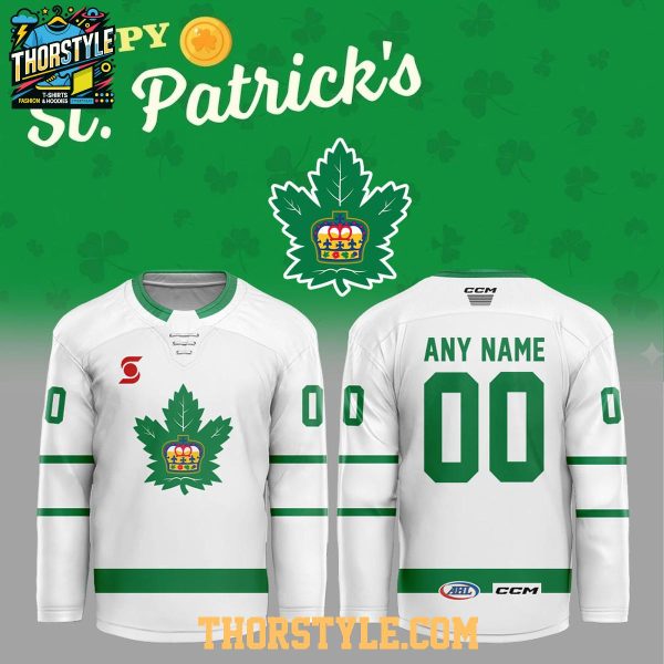 Toronto Marlies Happy St. Patrick’s 2026 Day Personalized Hockey Jersey