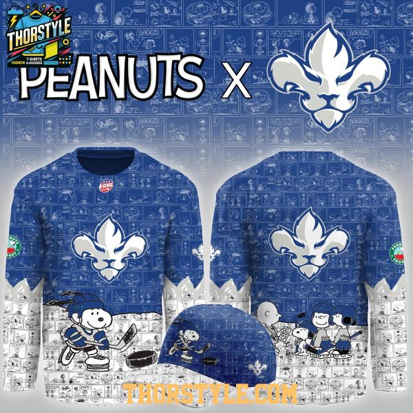Trois-Rivieres Lions Peanuts Night 2026 Celebration Hockey Jersey
