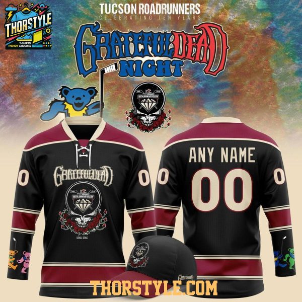 Tucson Roadrunners Grateful Dead Warmup 2026 Night Hockey Jersey