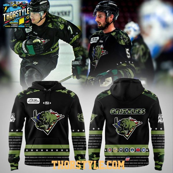Utah Grizzlies x Military Appreciation Night 2026 Hoodie T-Shirt