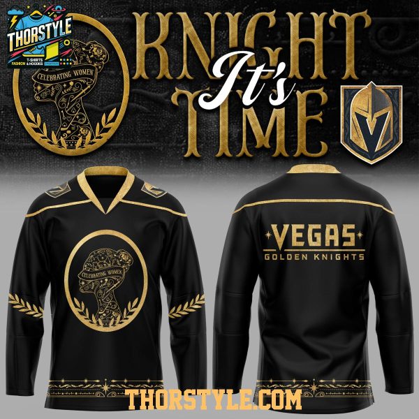 Vegas Golden Knights 2026 Women Knights Night Personalized Hockey Jersey