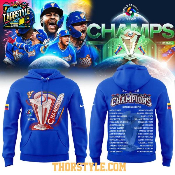 Venezuela Baseball World Baseball Classic Champions 2026 Hoodie T-Shirt