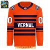 Vernal Oilers Classic Throwback Night 2026 Orange Personalized Hockey Jersey