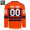 Vernal Oilers Classic Throwback Night 2026 Orange Personalized Hockey Jersey