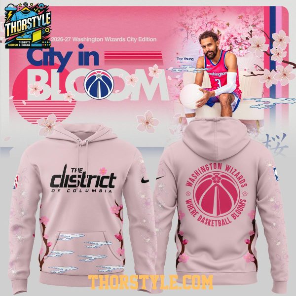 Washington Wizard Cherry Blossom Night 2026 City In Bloom Hoodie Shirts