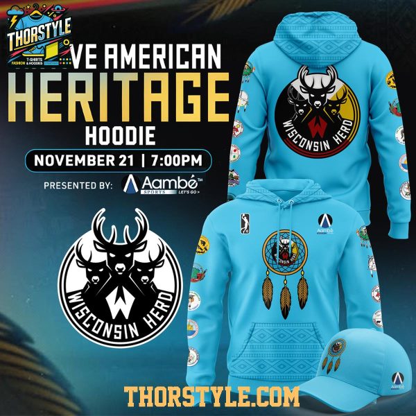 Wisconsin Herd Native American Heritage Night 2025-2026 Hoodie T-Shirt