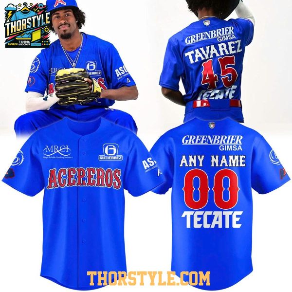Acereros de Monclova 2026 New Season Personalized Baseball Jersey