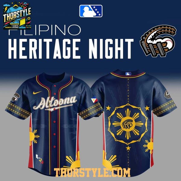 Altoona Curve Filipino Heritage x Minor 2026 Game Night Baseball Jersey