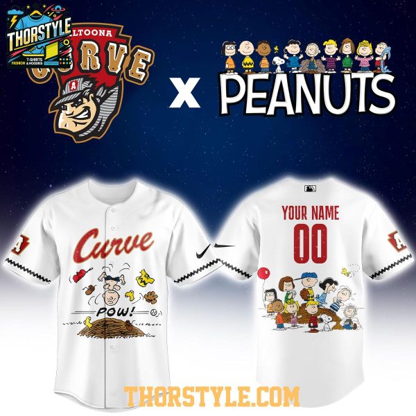 Altoona Curve Peanuts 2026 x MiLB Theme Night Baseball Jersey