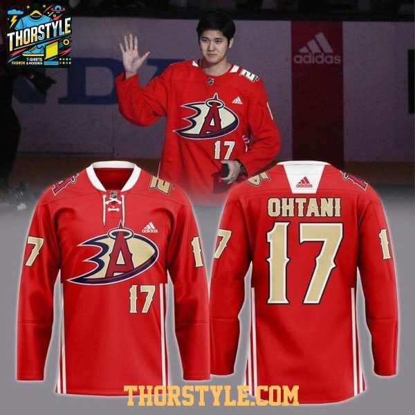Anaheim Ducks Shohei Ohtani 2026 Collab Night Personalized Hockey Jersey