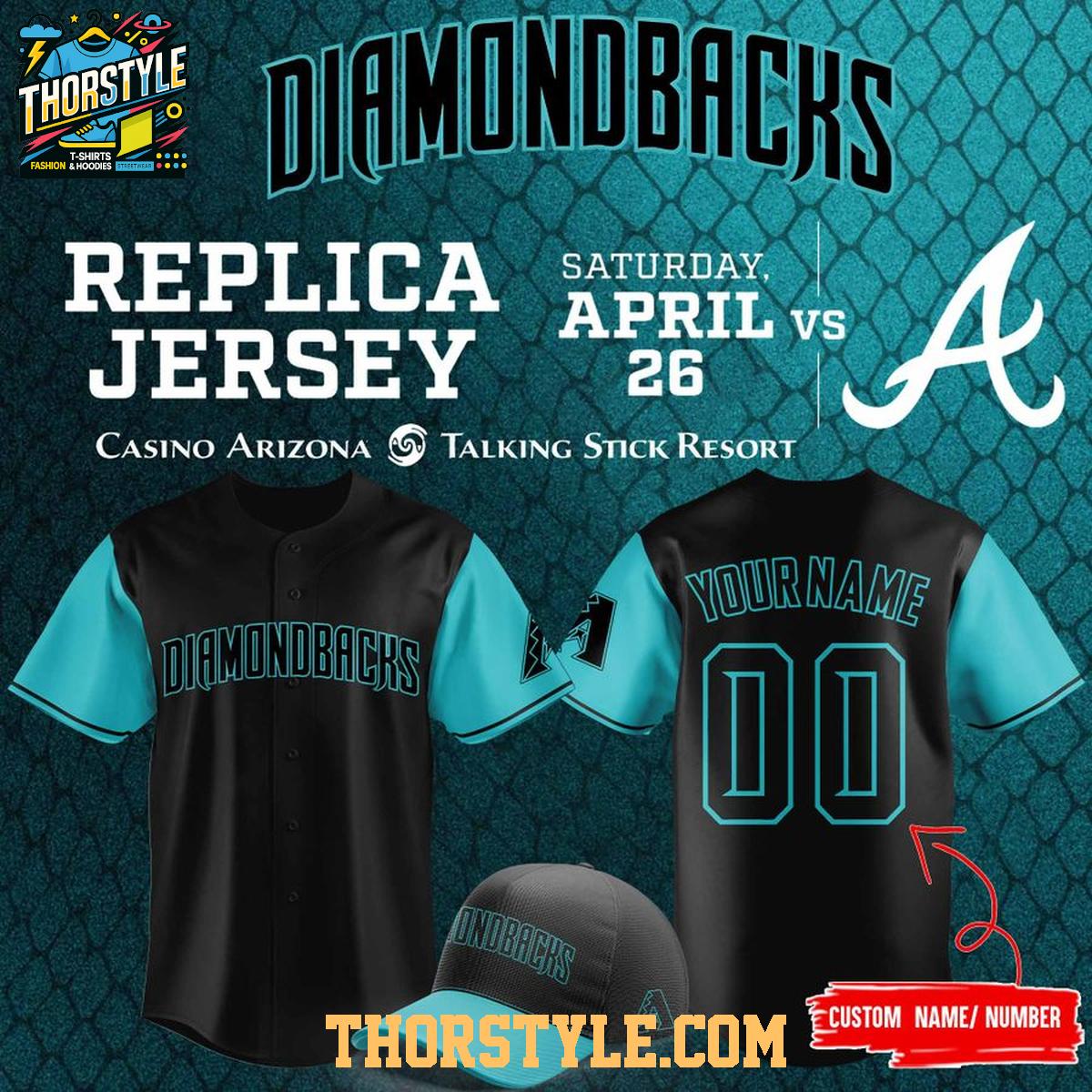 Arizona Diamondbacks 2026 Game Night Replica Baseball Jersey Arizona Diamondbacks 2026 Game Night Replica Baseball Jersey