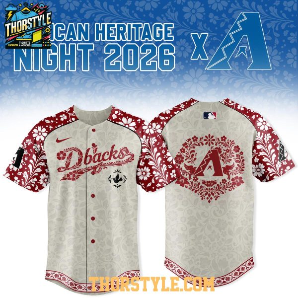 Arizona Diamondbacks 2026 MLB x Mexican Heritage Night Baseball Jersey