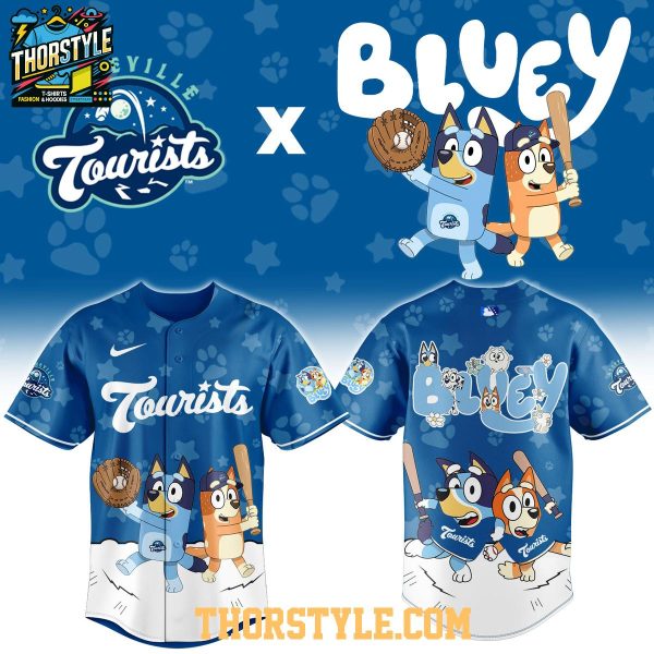 Asheville Tourists x Bluey Night Game 2026 Minor Baseball Jersey