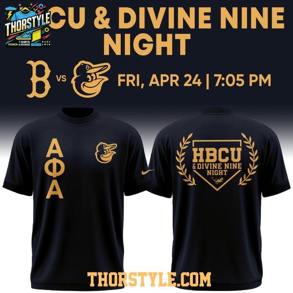 Baltimore Orioles HBCU & Divine Nine Night 2026 Hoodie T-Shirt