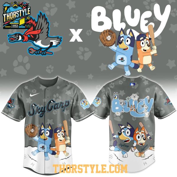 Beloit Sky Carp x Bluey Night Game 2026 Minor Baseball Jersey