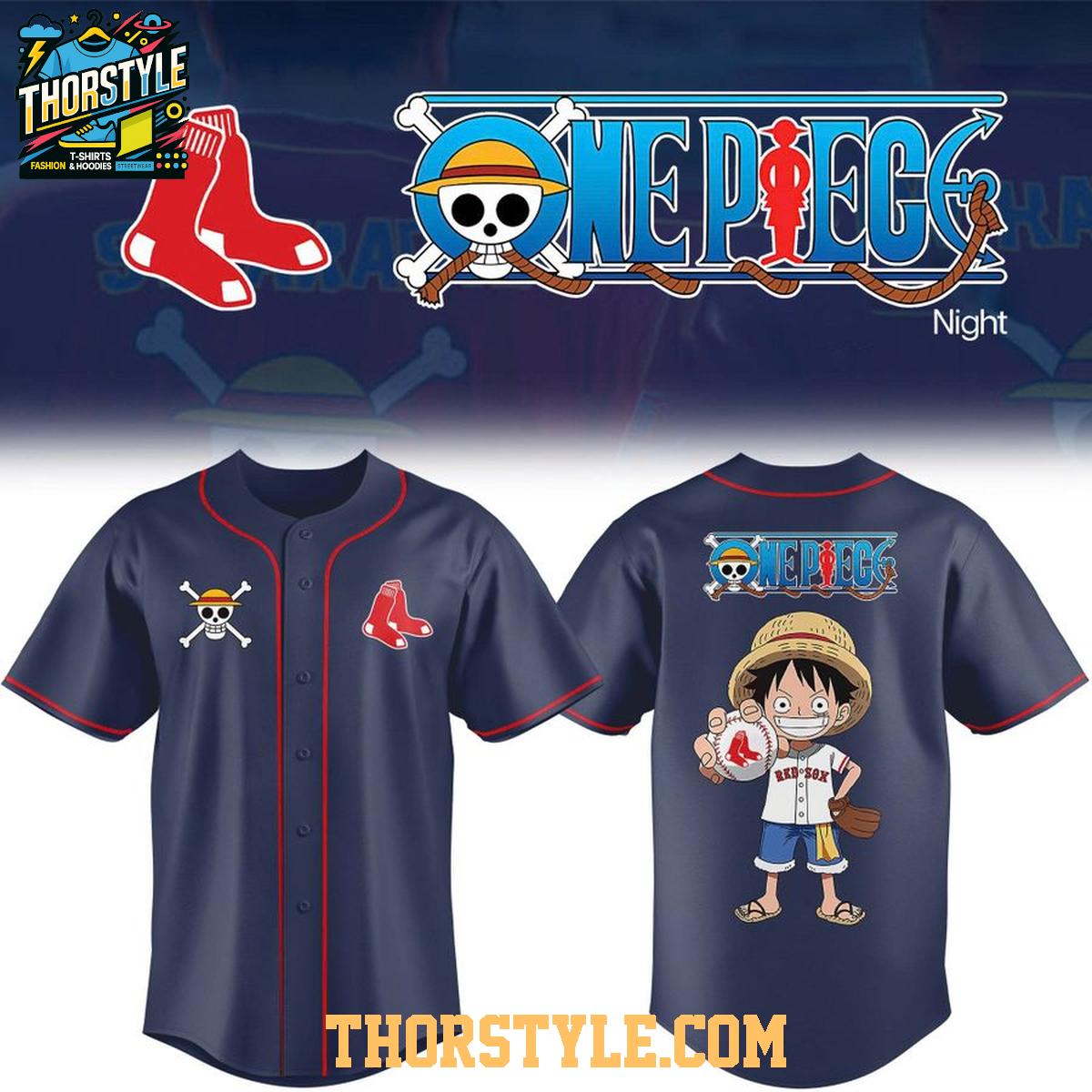 Boston Red Sox One Piece Night 2026 Themed Game Baseball Jersey Boston Red Sox One Piece Night 2026 Themed Game Baseball Jersey