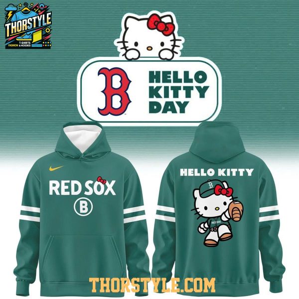 Boston Red Sox x Hello Kitty 2026 Night Classic Green Hoodie Shirts